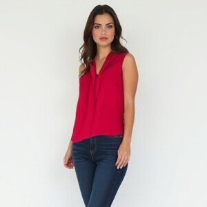 ❤️ DKNY sleeveless pink blouse XS